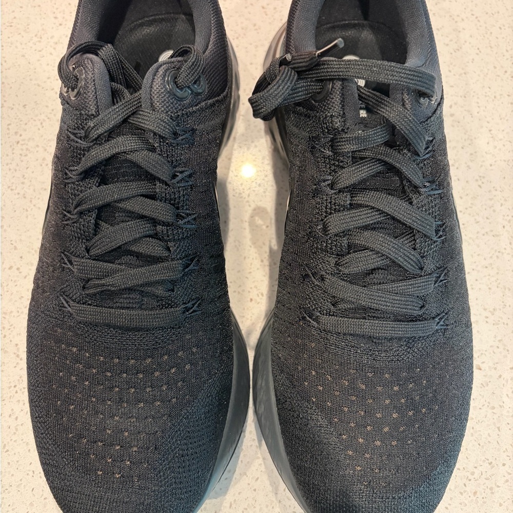 Nike React Infinity Run Flyknit 2 Men's Black Running Shoes NIB Size 11